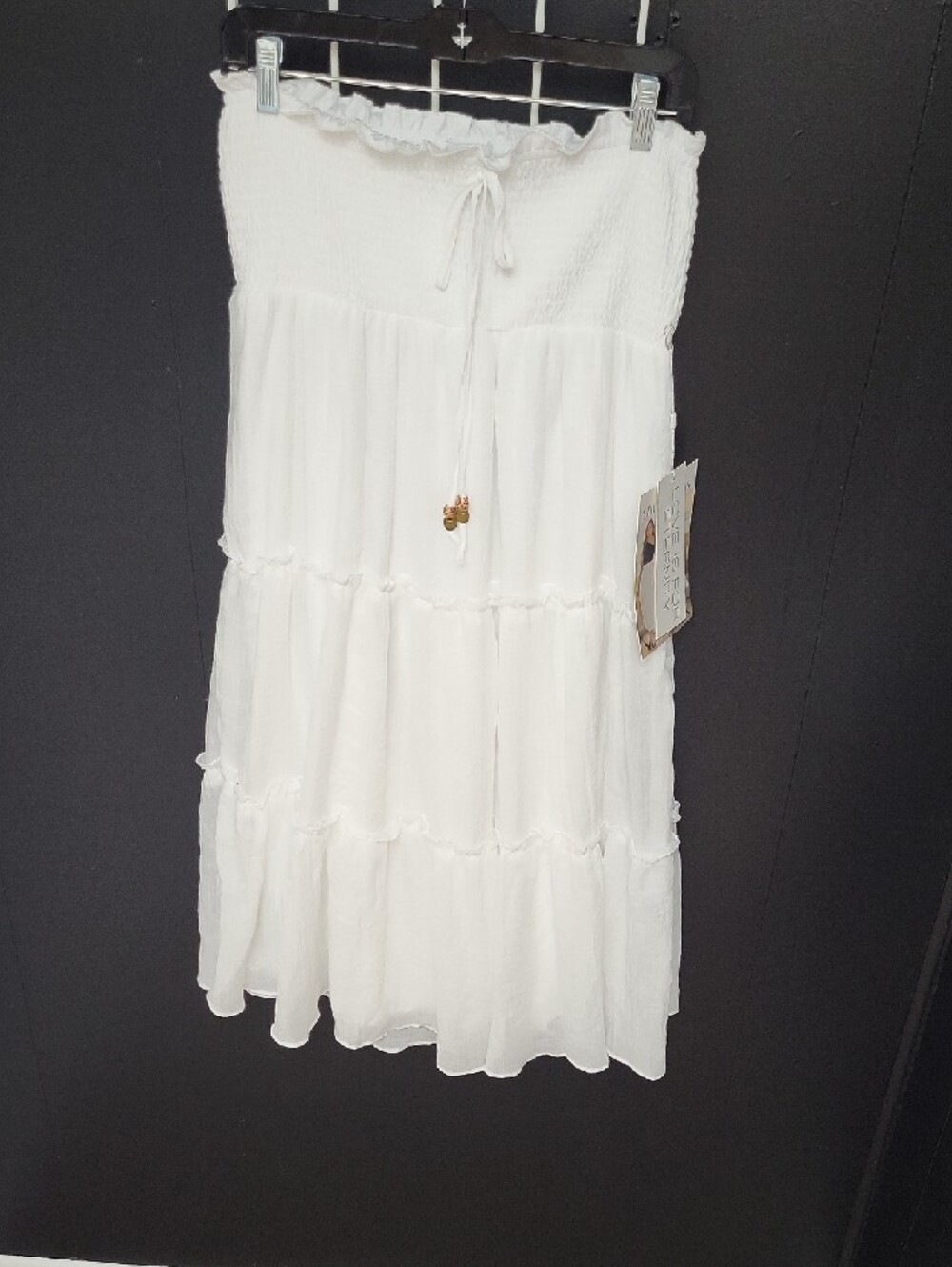 NWT, LIFE WHITE SKIRT/DRESS, STYLE 2 WAYS, SIZE M - Picture 9 of 9